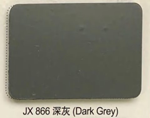 Muestra de lámina JX 866 en gris oscuro
