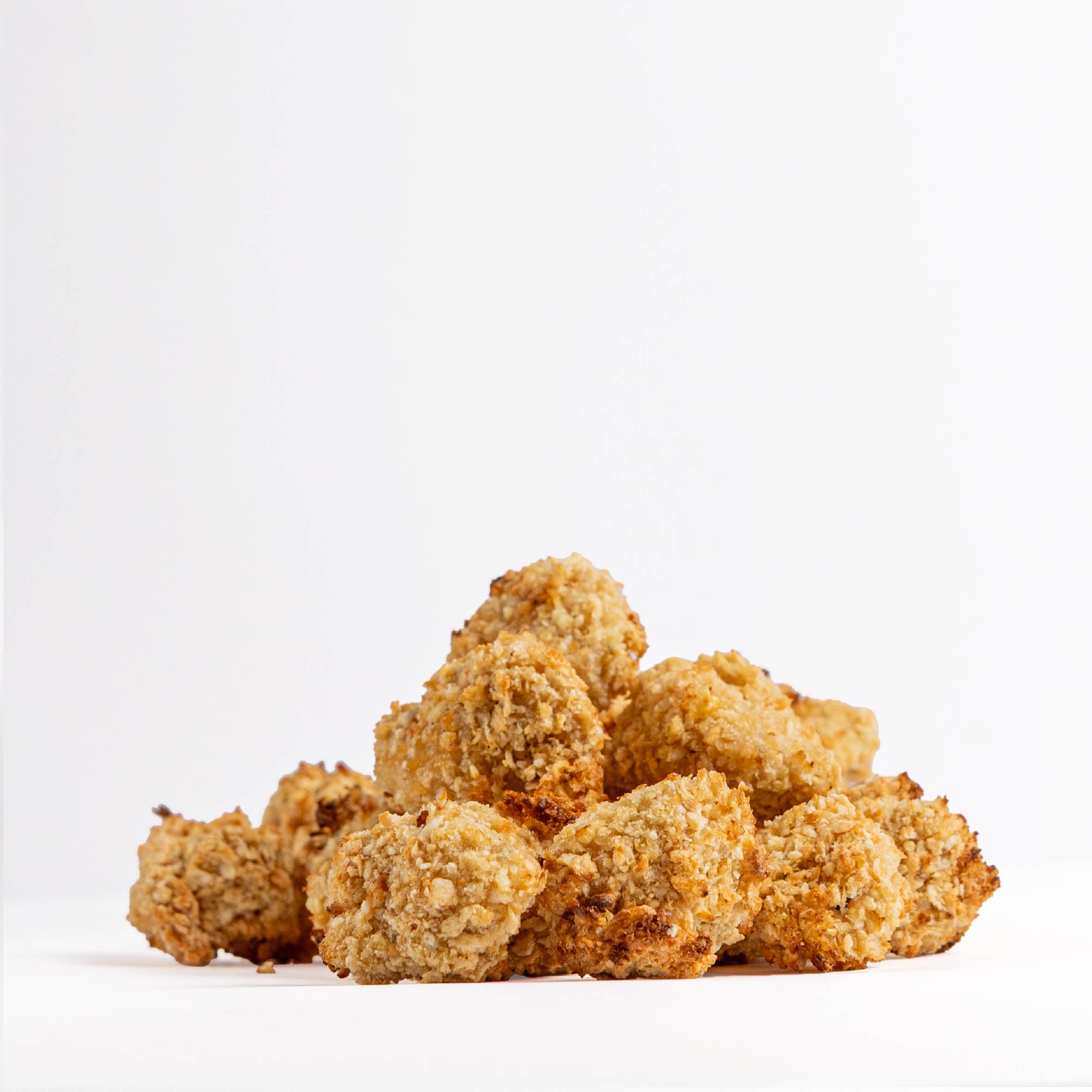 Nuggets de pollo FudLab dorados y crujientes, horneados sin freír