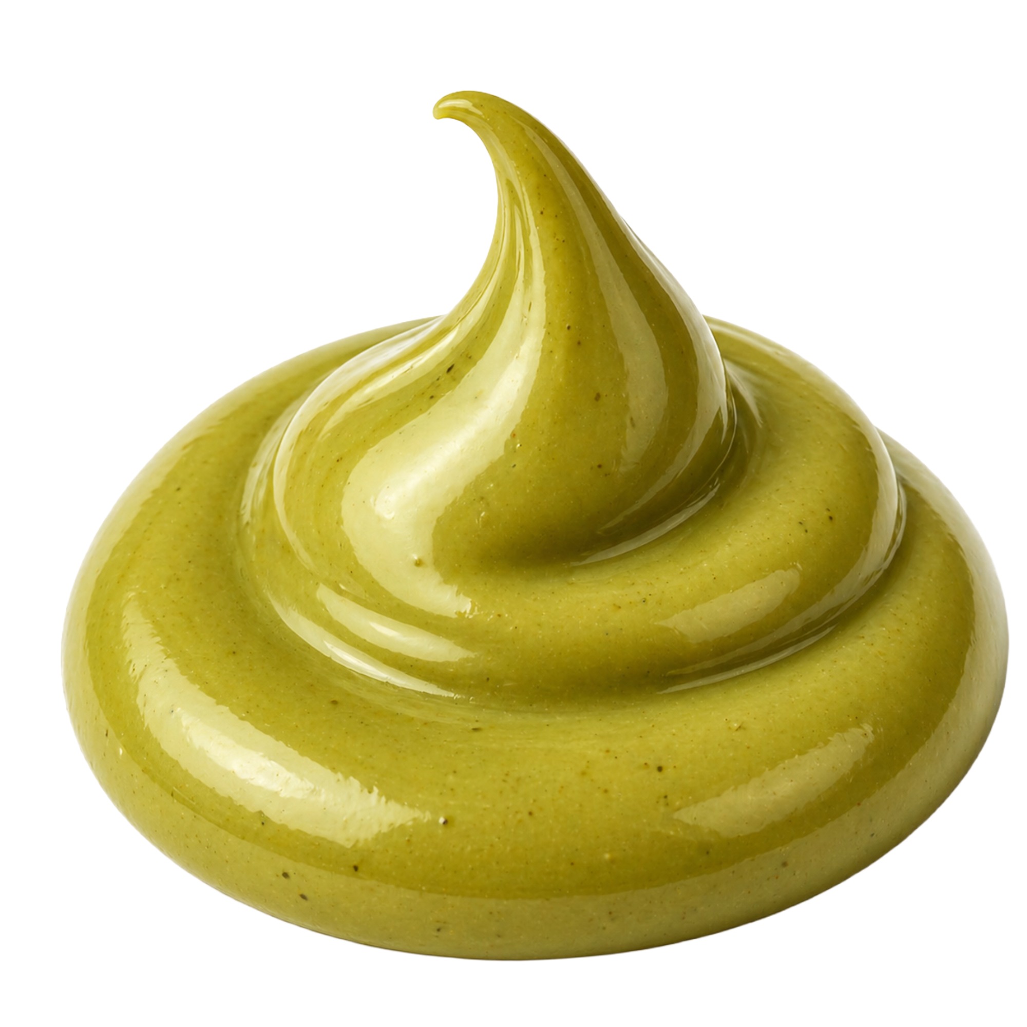 Crema de pistacho en espiral