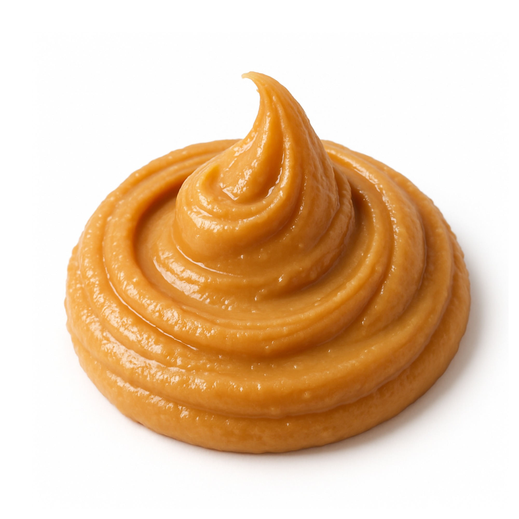 Mantequilla de maní cremosa en espiral