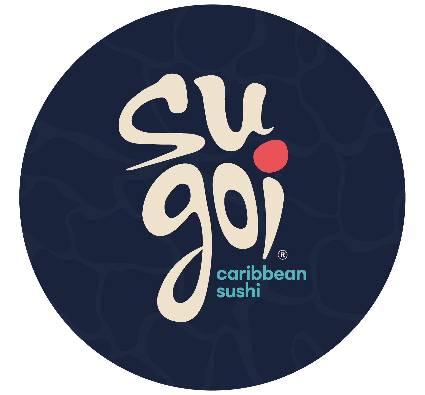 Logo circular de Sugoi Caribbean Sushi